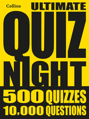 cover image of Collins Ultimate Quiz Night